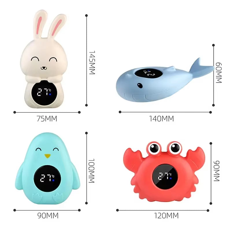 Baby Bath Thermometer – Floating LED Water Temperature Meter