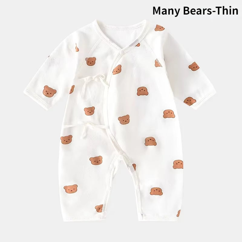 Baby Bear Jumpsuit with Hat Soft Cotton Toddler Romper