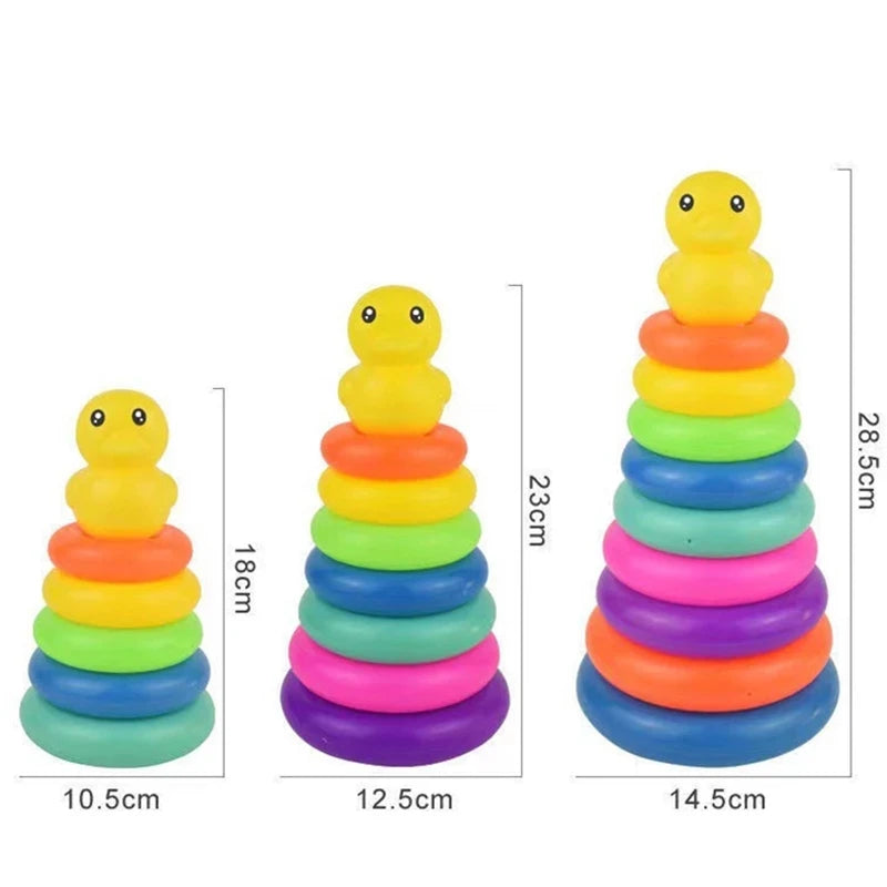 Baby Rolling Ball Toy Montessori Stacking Track for Infants