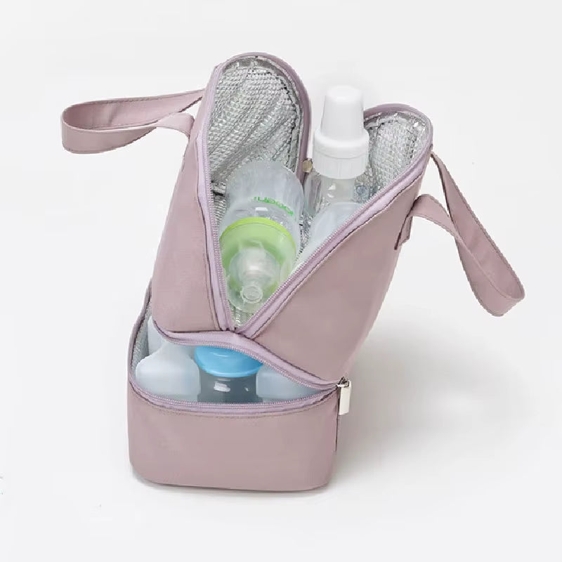 Insulated Milk Storage Bag - Leak-Proof Breastfeeding Cooler Bag