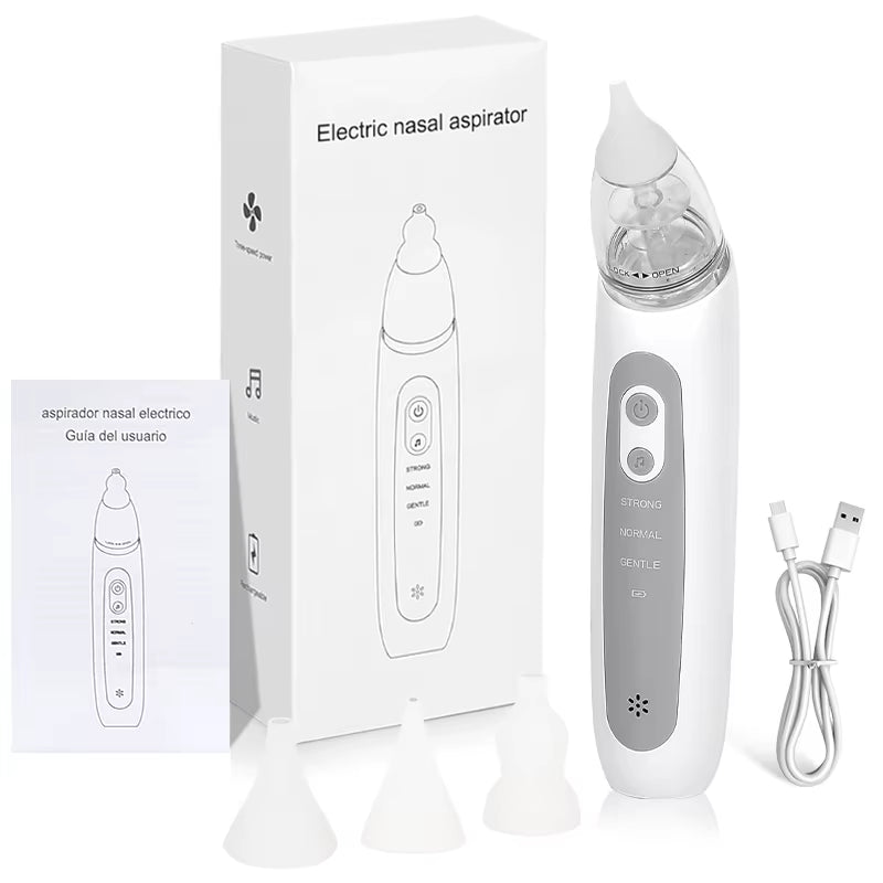 2025 New Pattern Baby Electric Nasal Aspirator Charging Version Newborn Baby Nasal Aspirator Suck Out Prevent Nasal Congestion