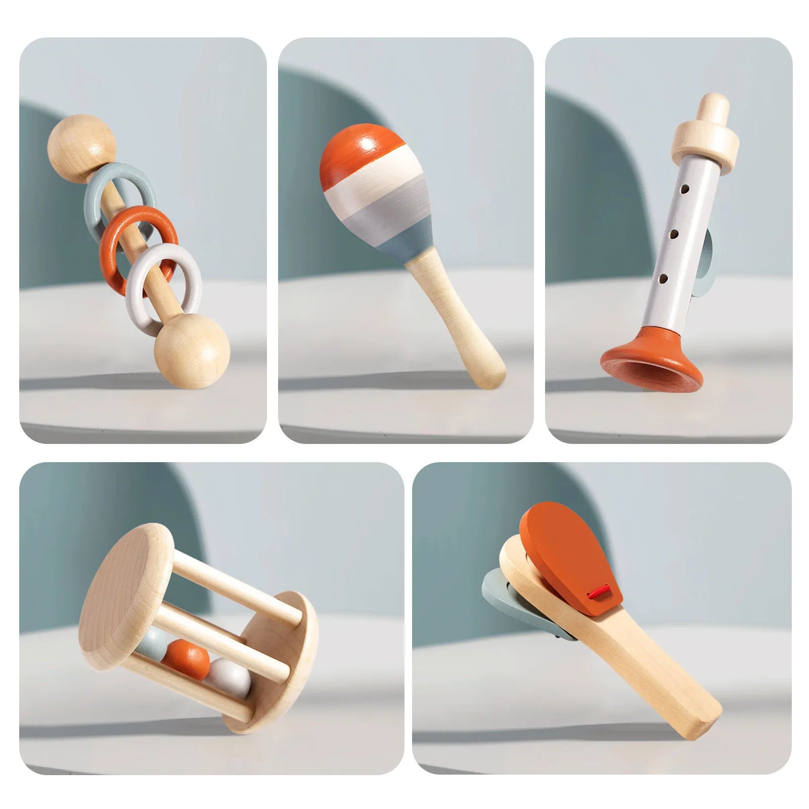 Wooden Musical Instrument Set Montessori Xylophone for Toddlers