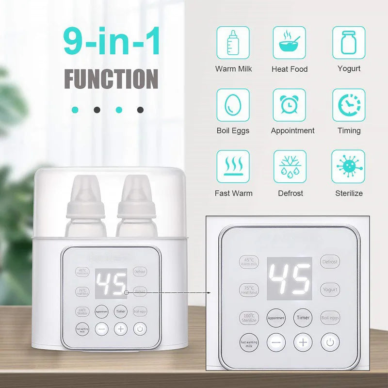 Multi-Function Baby Bottle Warmer & Sterilizer with Accurate Temperature Control
