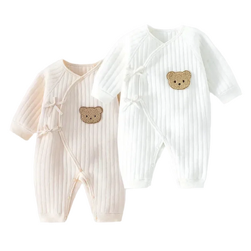 Baby Bear Jumpsuit with Hat Soft Cotton Toddler Romper
