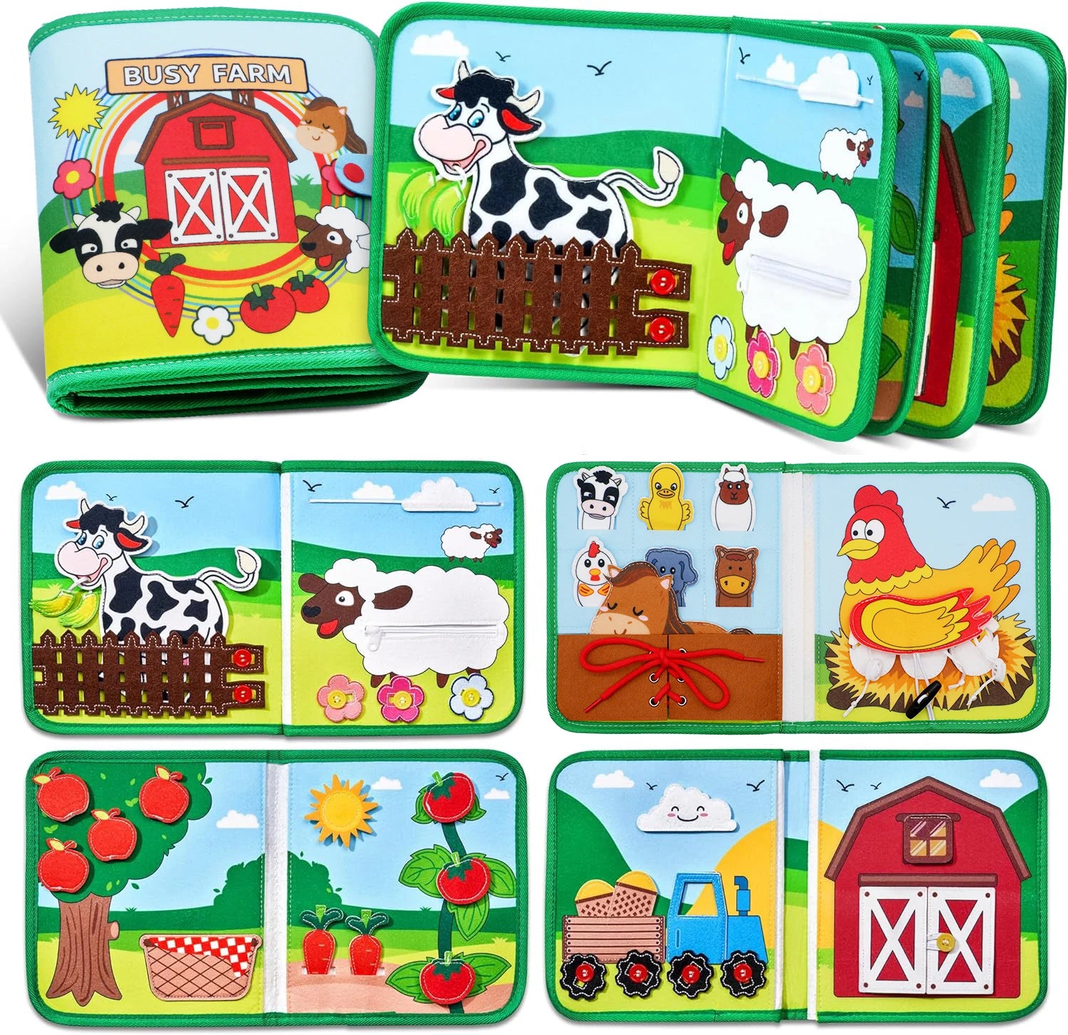 Montessori Quiet Book Activity Toy