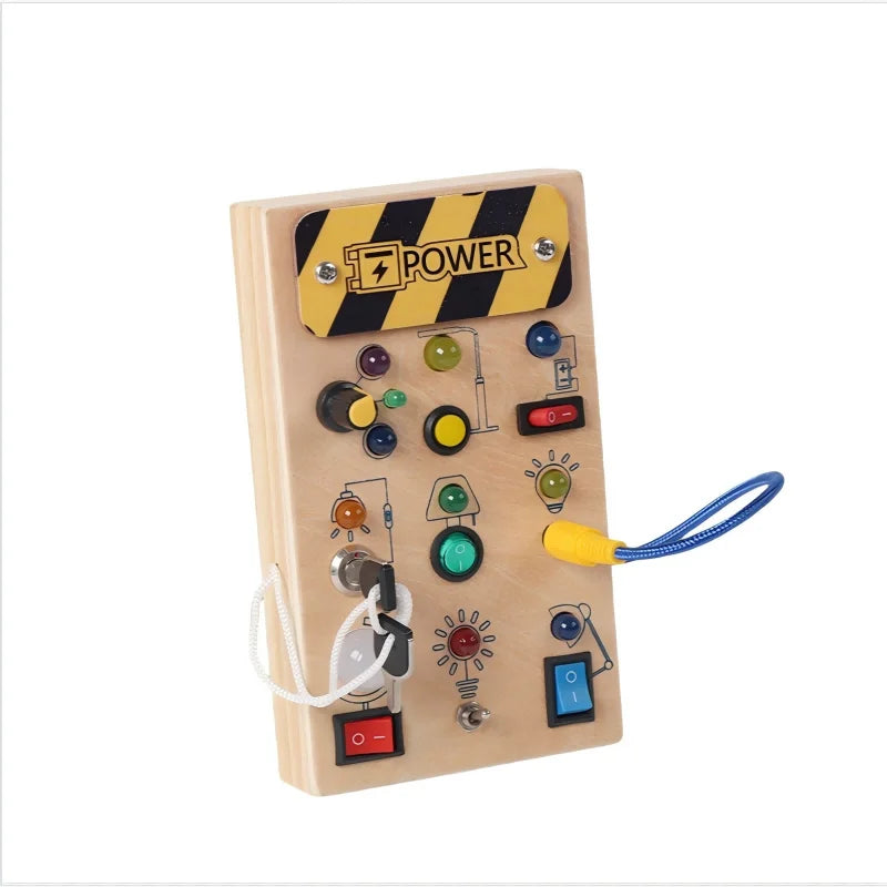 Montessori Toddler Wooden Busy Board