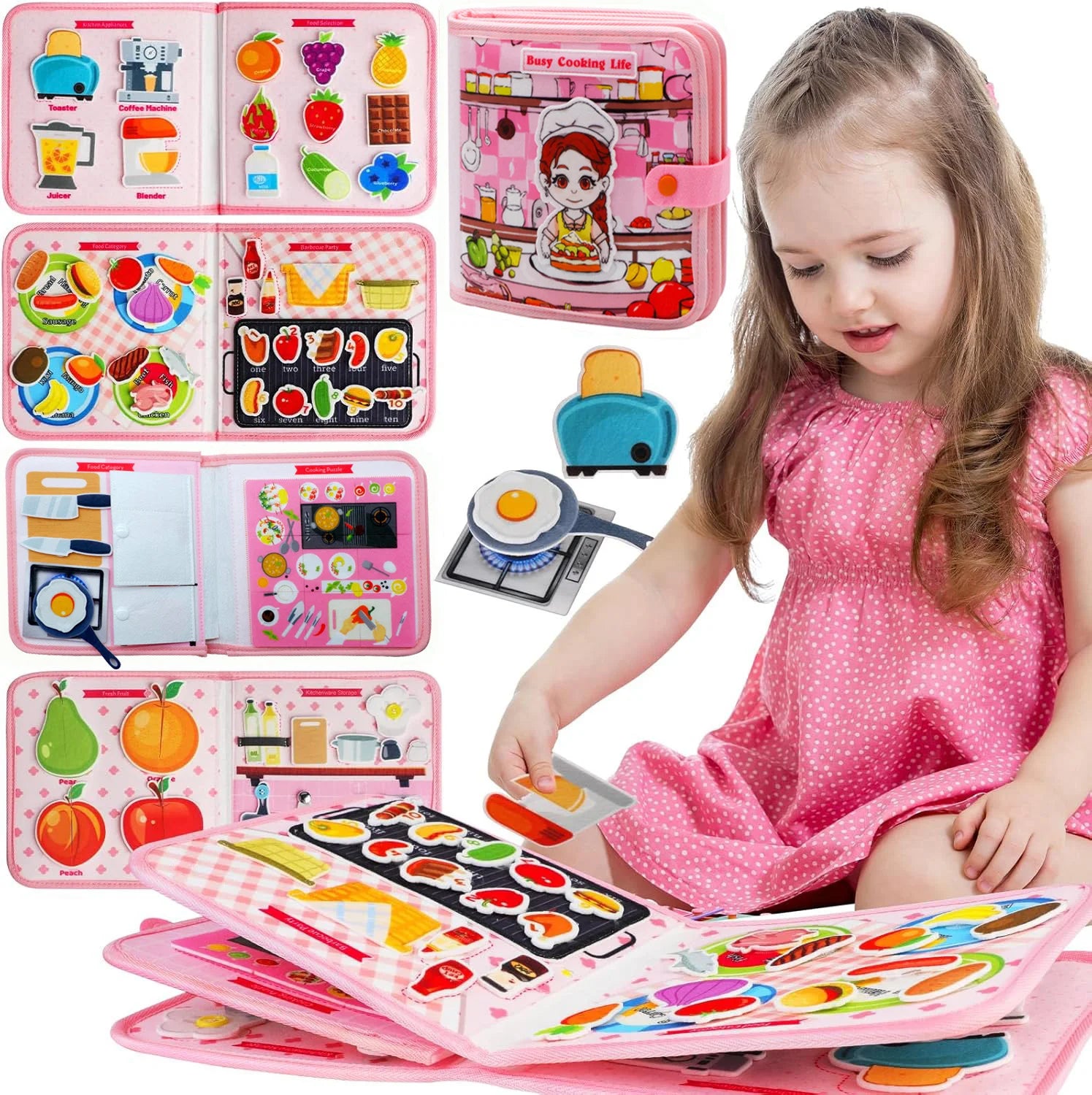 Montessori Quiet Book Activity Toy