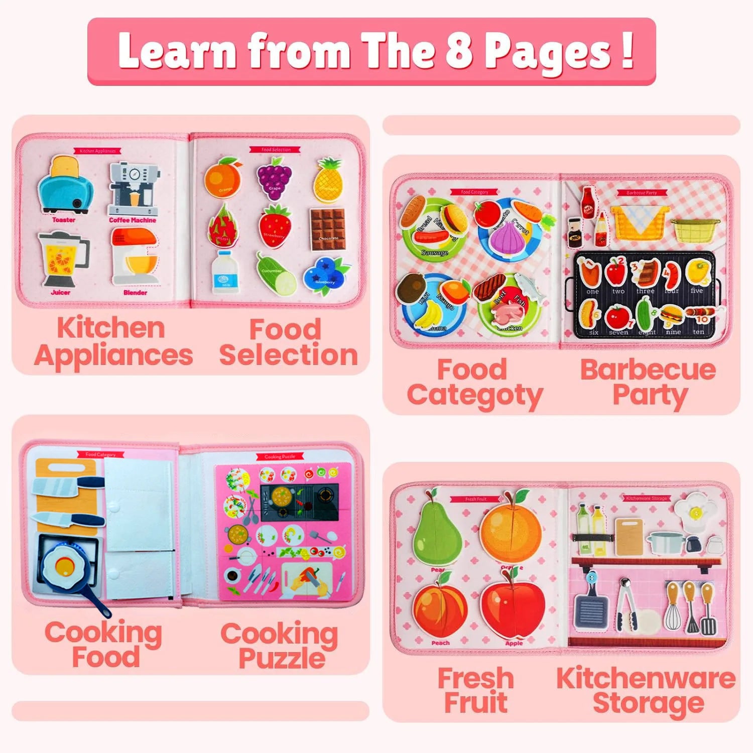Montessori Quiet Book Activity Toy