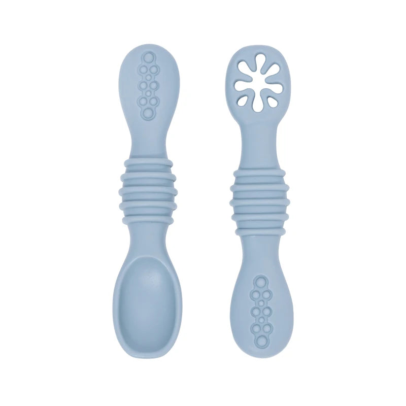 Silicone Baby Training Spoon Set