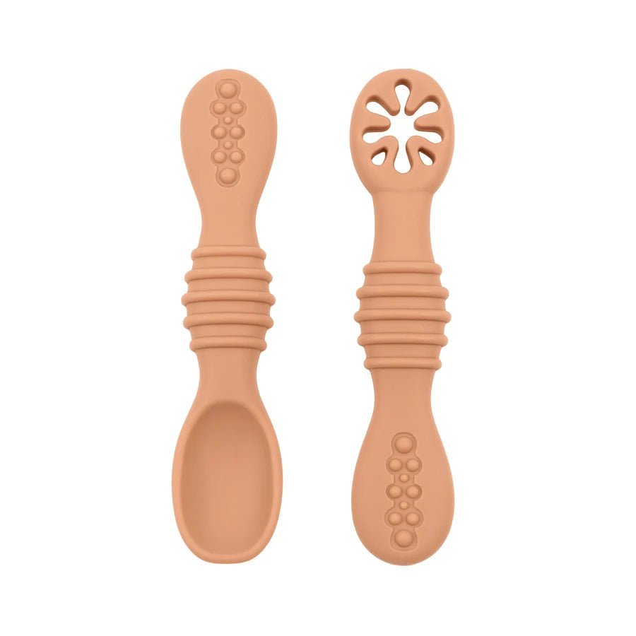 Silicone Baby Training Spoon Set