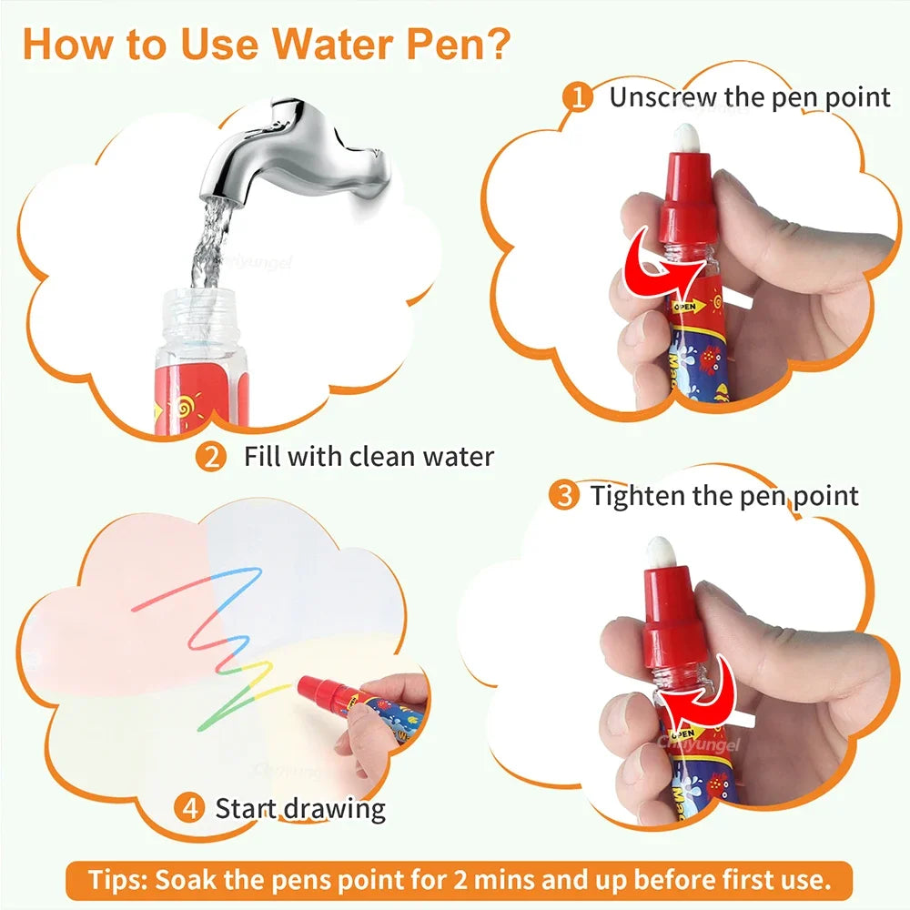 Magic Water Drawing Mat Toy