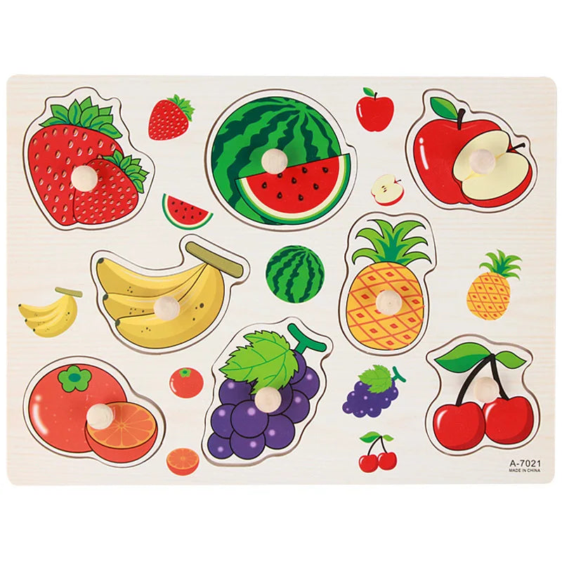 Montessori Wooden Puzzle Learning Toy