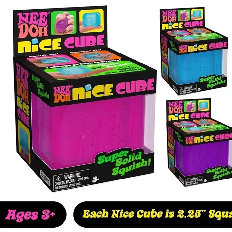 NeeDoh Sensory Squishy Cube Toy