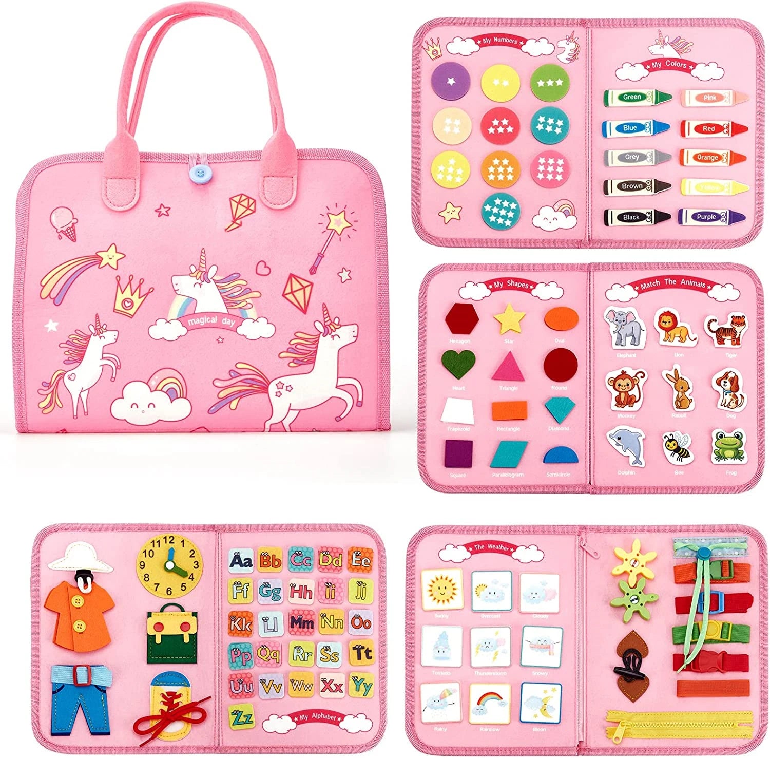 Montessori Busy Book Activity Toy