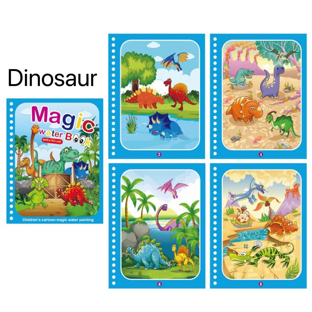 reusable water painting book kids