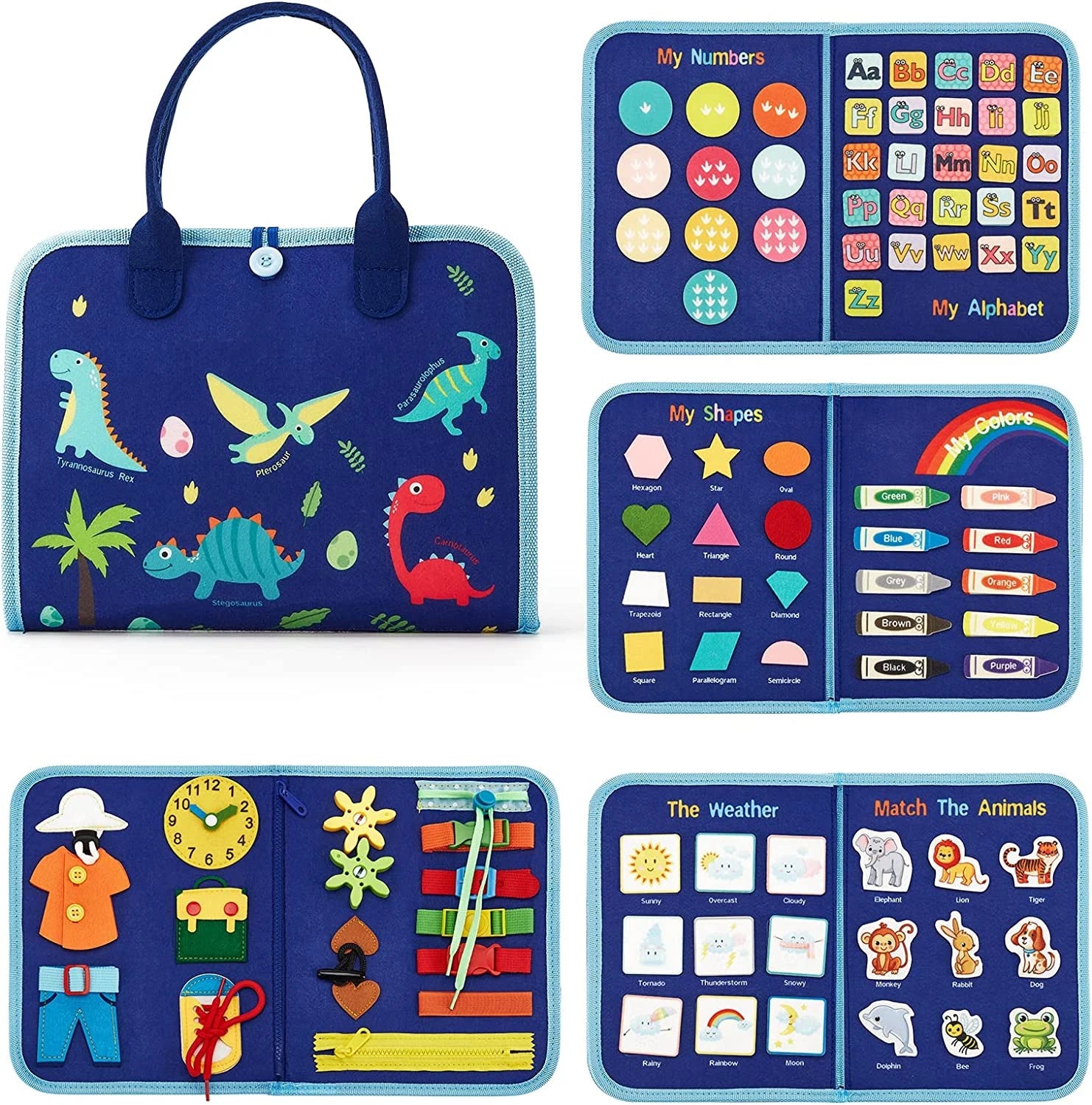 Montessori Busy Book Activity Toy
