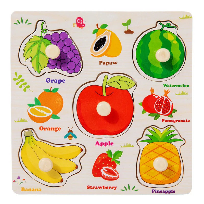 Montessori Wooden Puzzle Learning Toy