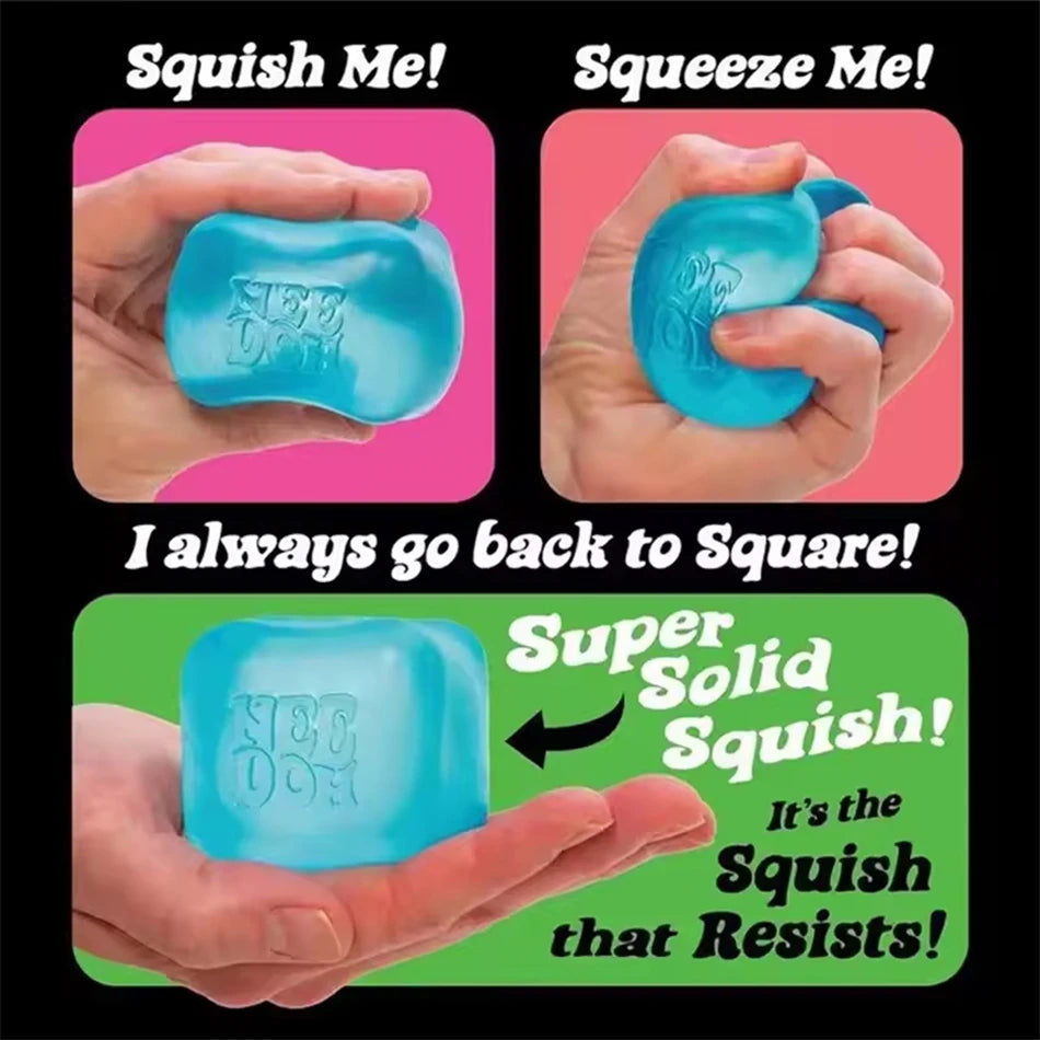 NeeDoh Sensory Squishy Cube Toy