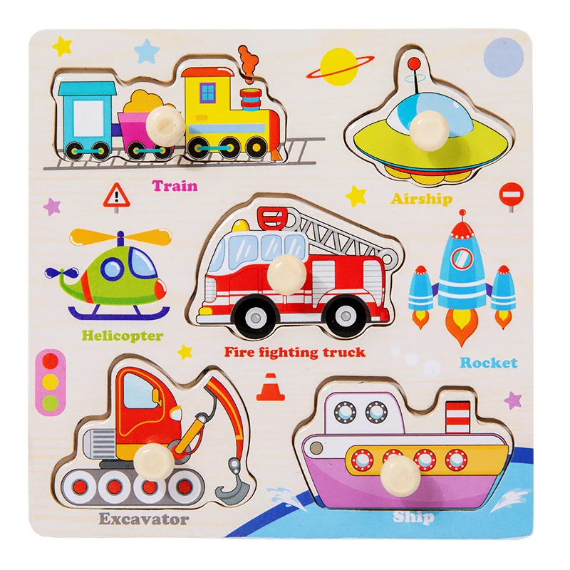 Montessori Wooden Puzzle Learning Toy