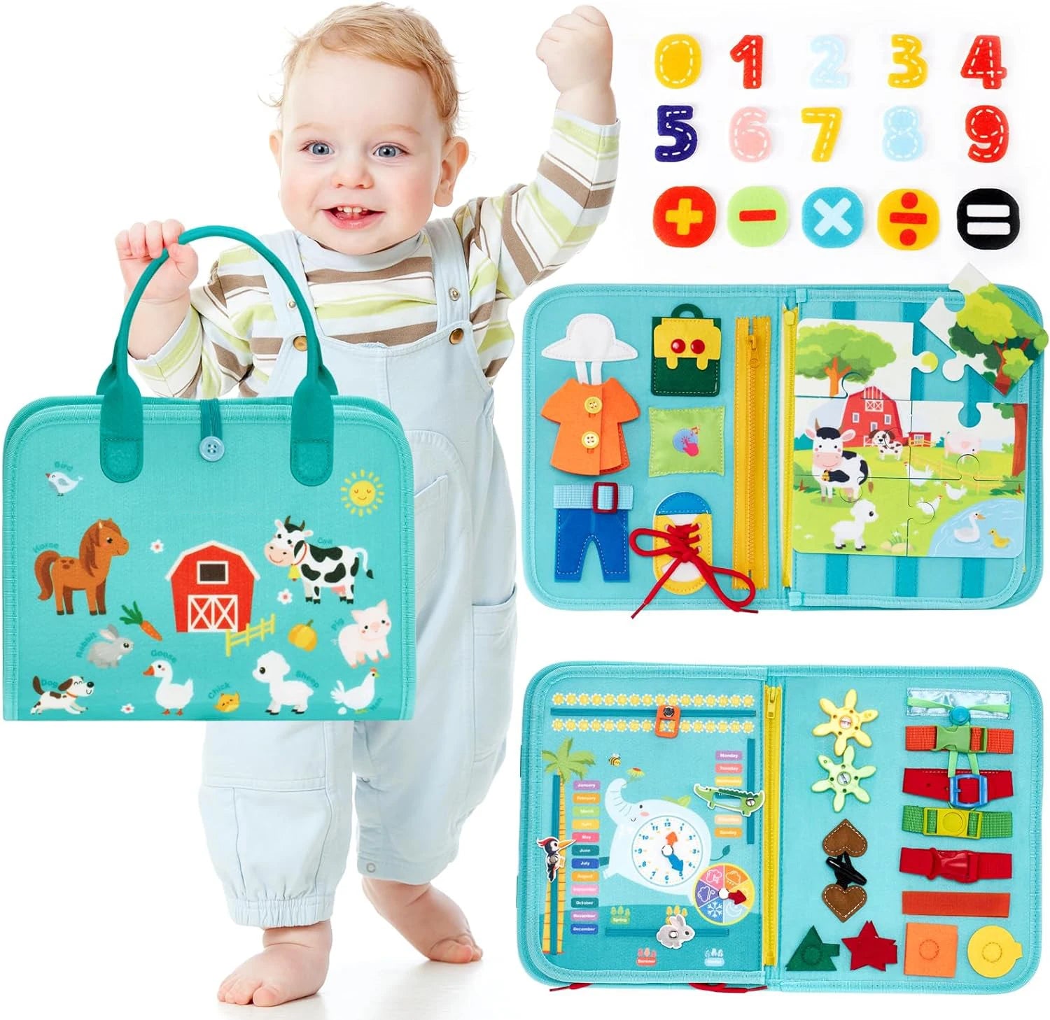 Montessori Busy Book Activity Toy