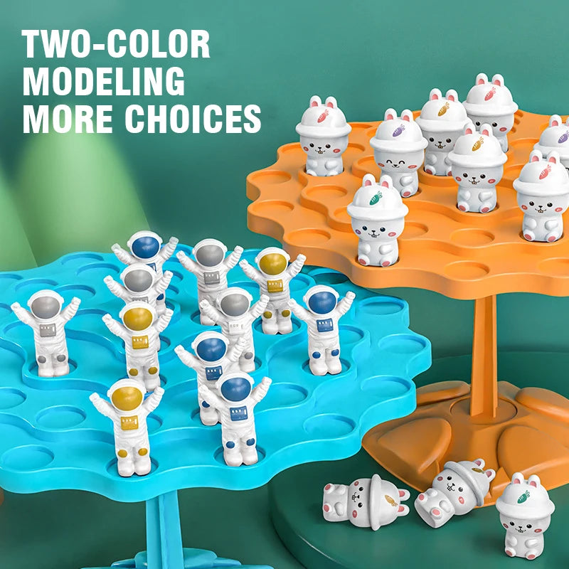 Kids Balance Math Toy Frog Tree Educational Balancing Game