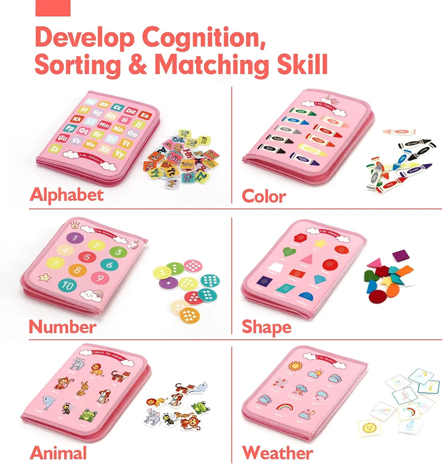 Montessori Busy Book Activity Toy