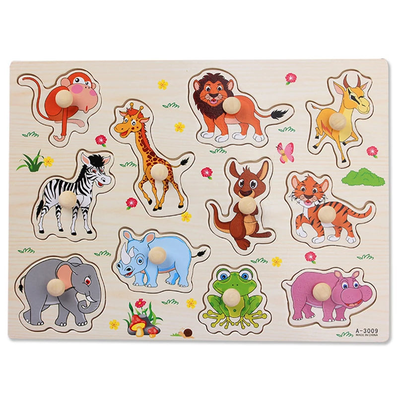 Montessori Wooden Puzzle Learning Toy