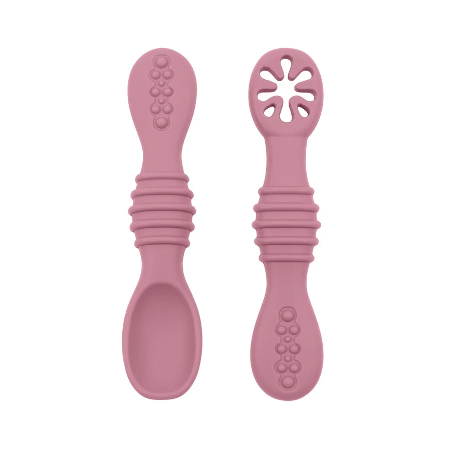 Silicone Baby Training Spoon Set