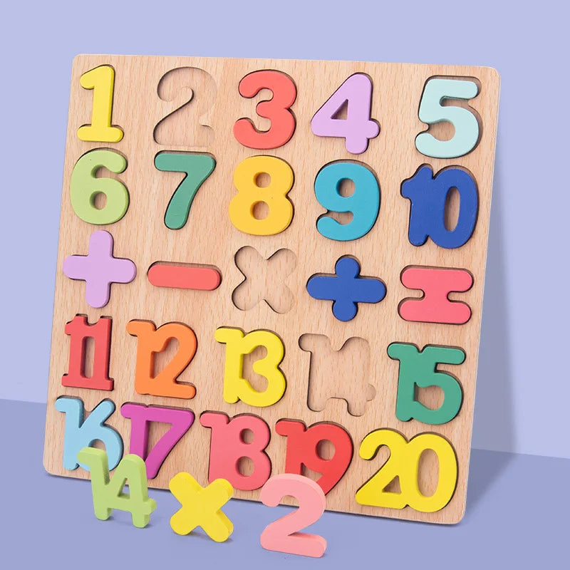Montessori Wooden Puzzle Learning Toy