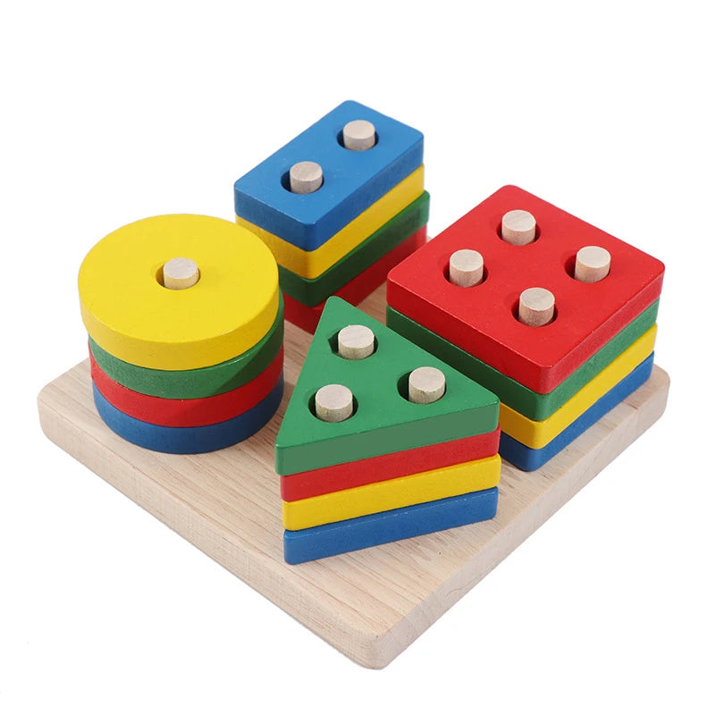 Montessori Wooden Puzzle Learning Toy