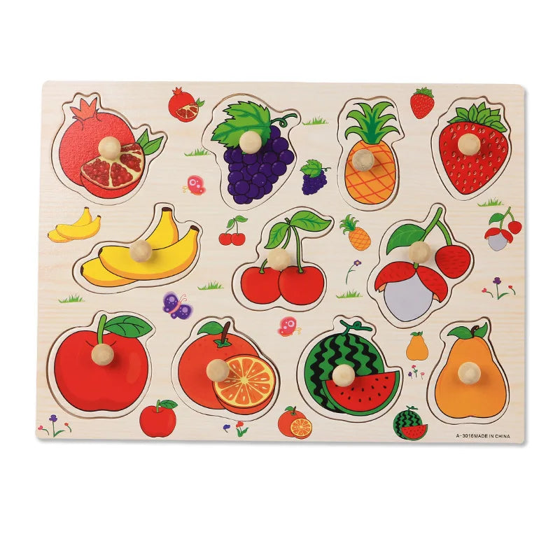 Montessori Wooden Puzzle Learning Toy