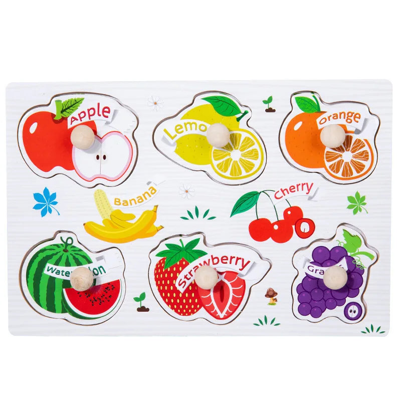 Montessori Wooden Puzzle Learning Toy