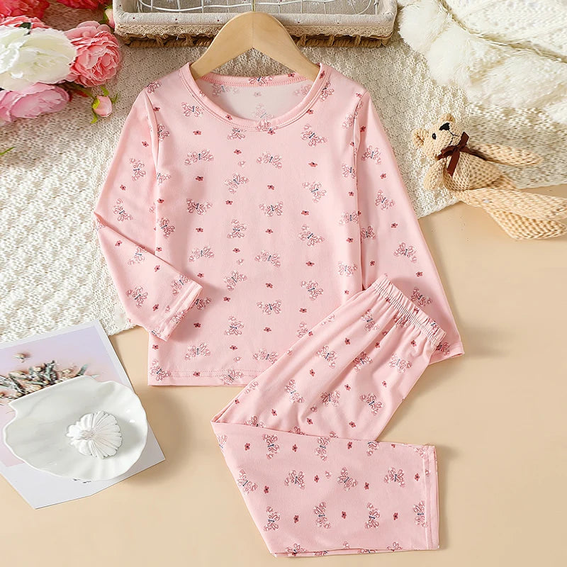 Kids Summer Cartoon Shorts Set