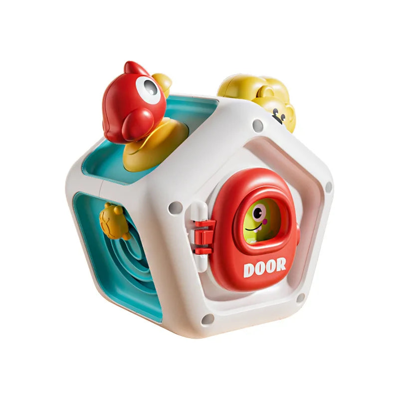 Montessori Sensory Busy Cube Toy
