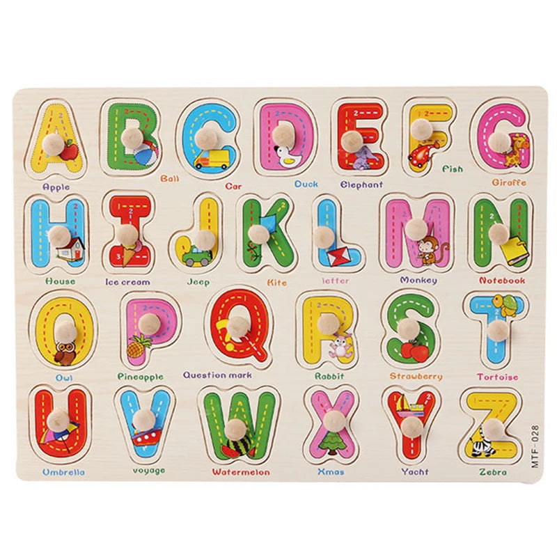 Montessori Wooden Puzzle Learning Toy