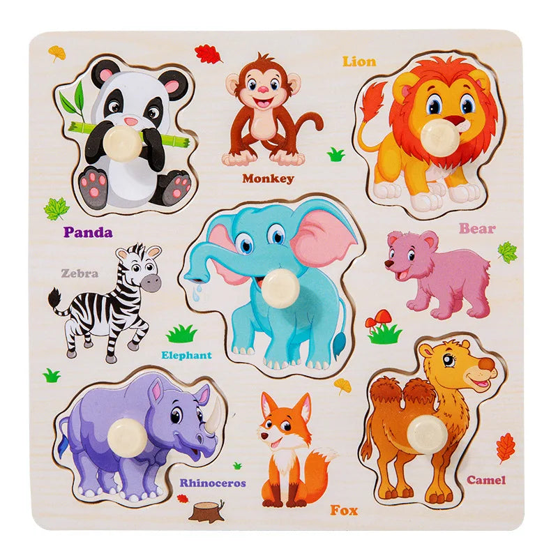 Montessori Wooden Puzzle Learning Toy