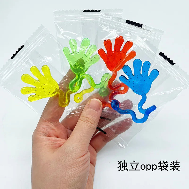 Sticky Hands Toy 5–20PCS Glitter Slap Palm Kids Party Fun