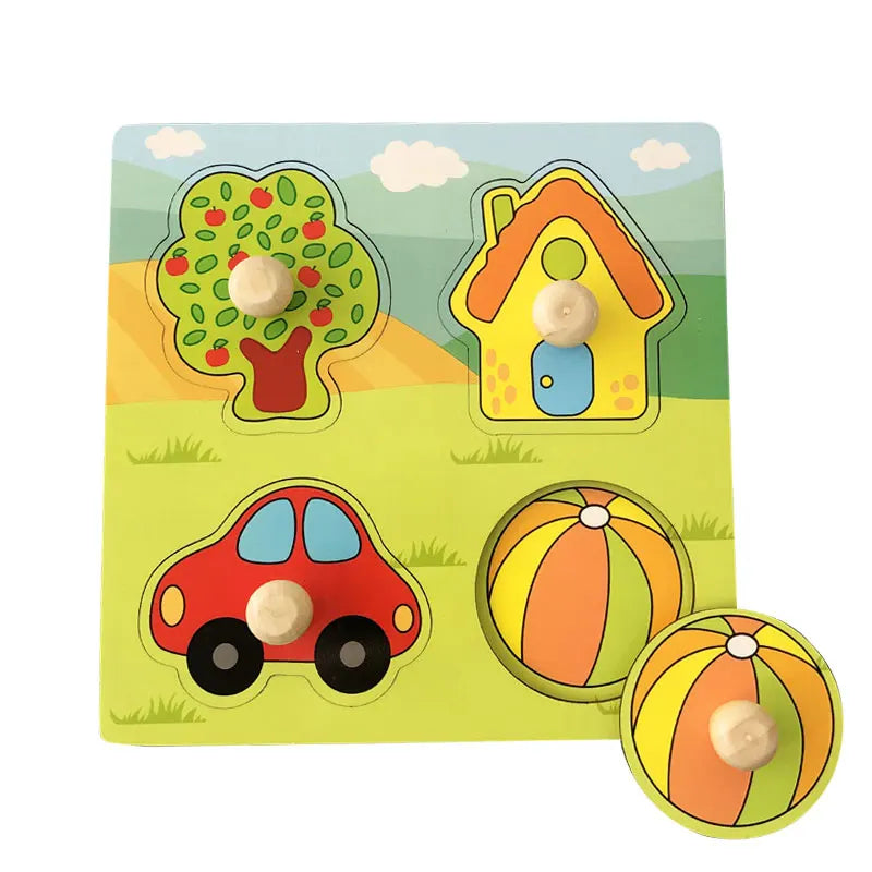 Montessori Wooden Puzzle Learning Toy