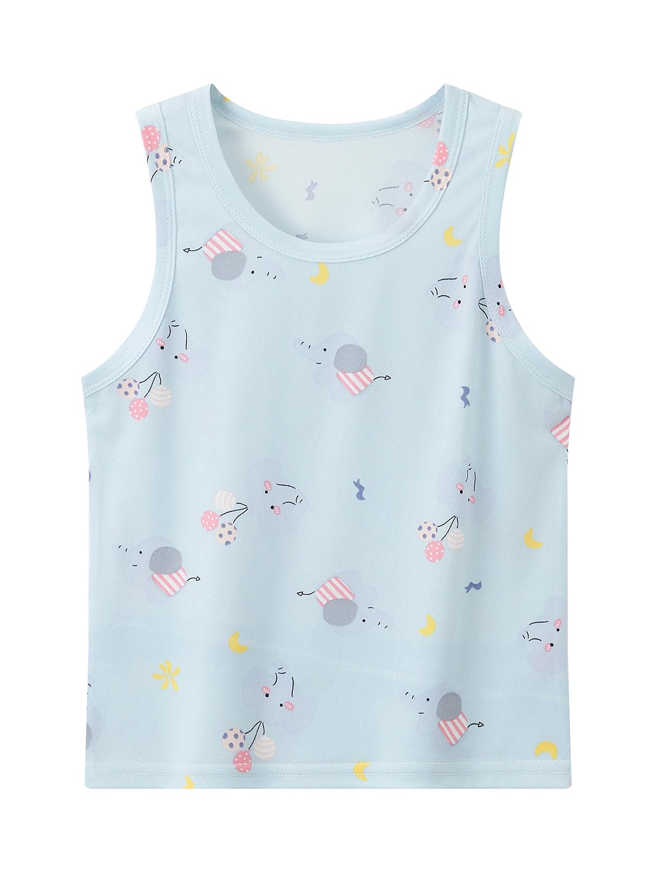 Kids Summer Cartoon Shorts Set