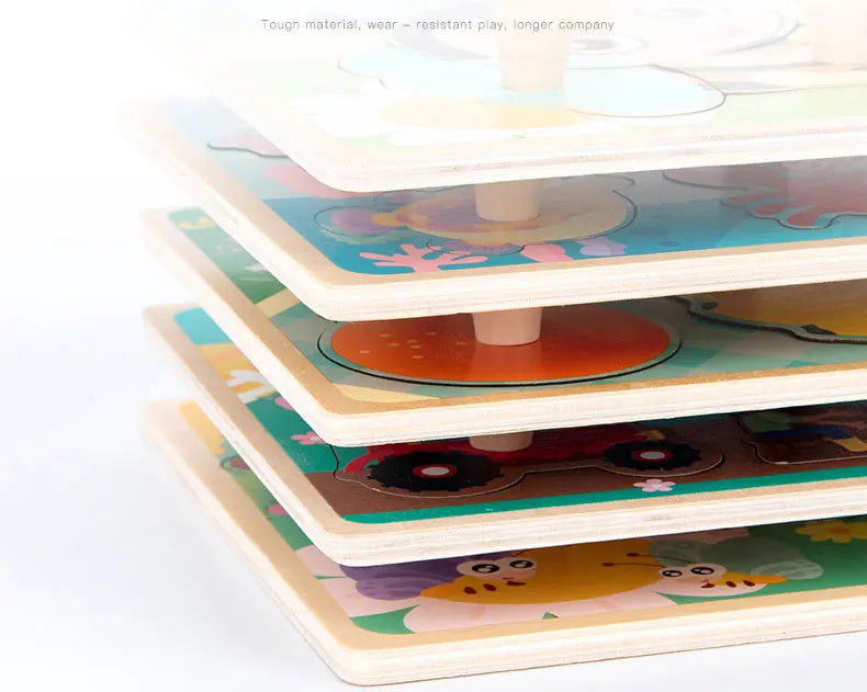 Montessori Wooden Puzzle Learning Toy