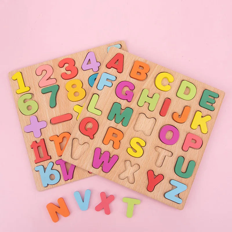 Montessori Wooden Puzzle Learning Toy