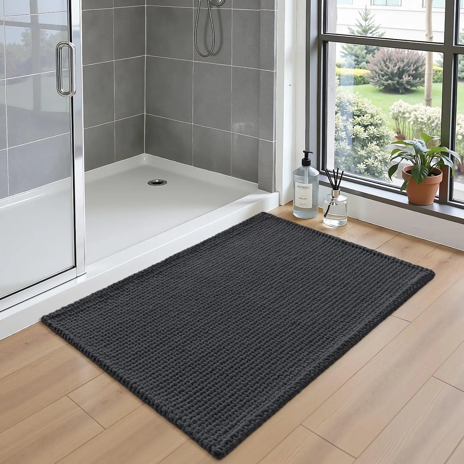 Non Slip Chenille Bath Mat