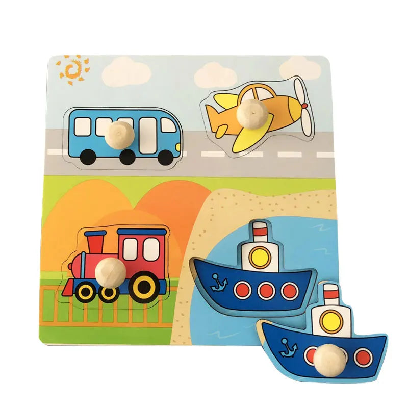 Montessori Wooden Puzzle Learning Toy