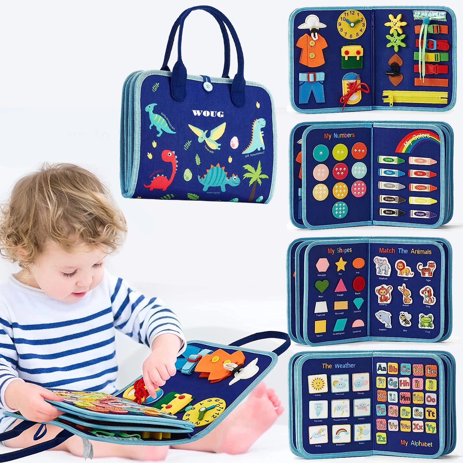Montessori Busy Book Activity Toy