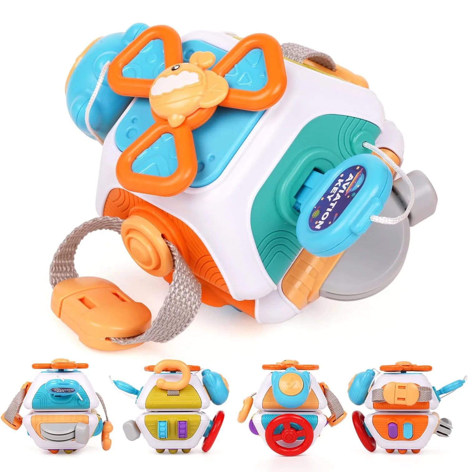 Montessori Sensory Busy Cube Toy