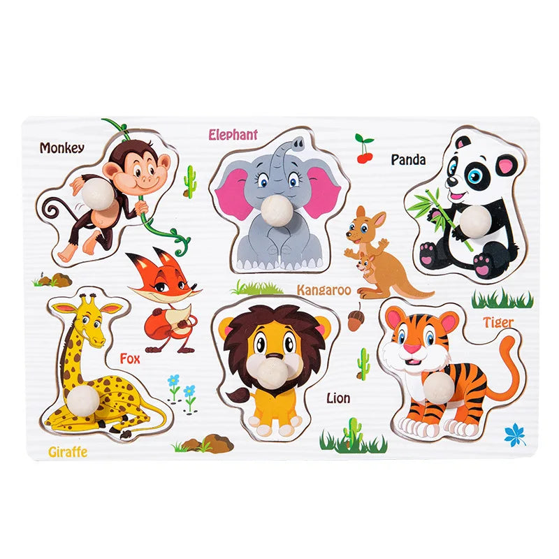 Montessori Wooden Puzzle Learning Toy