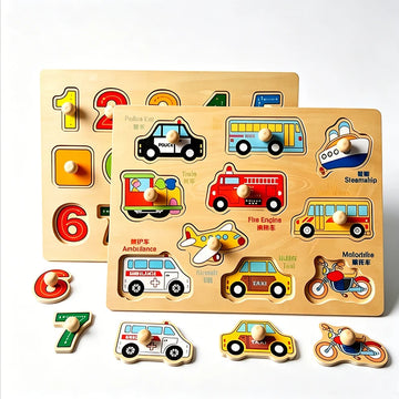 Montessori Wooden Puzzle Learning Toy