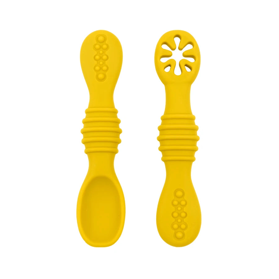 Silicone Baby Training Spoon Set