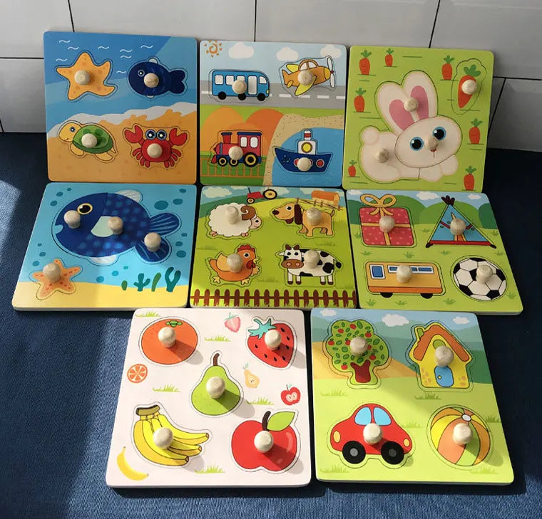 Montessori Wooden Puzzle Learning Toy