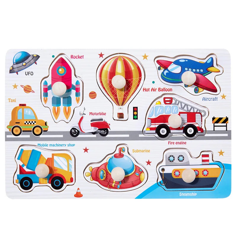 Montessori Wooden Puzzle Learning Toy